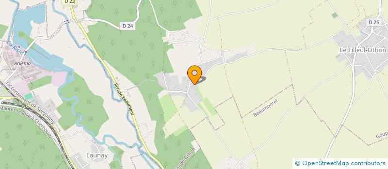 localisation de l'entreprise MADAME CAROLE BRIERE  GOUPIL-OTHON