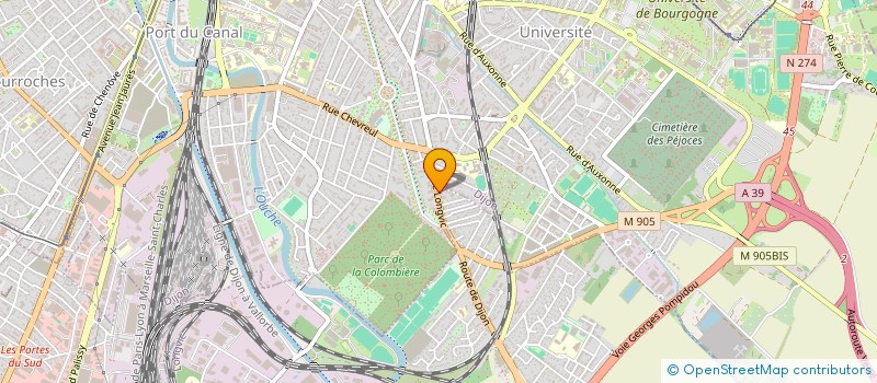 localisation de l'entreprise MADAME CAROLE BRUANDET  LONGVIC