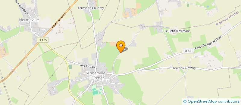 localisation de l'entreprise MADAME CAROLE BRUNEAU  VERGETOT