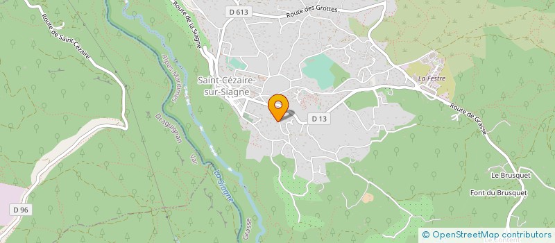 localisation de l'entreprise MADAME CAROLE BUCHER à SAINT-CEZAIRE-SUR-SIAGNE