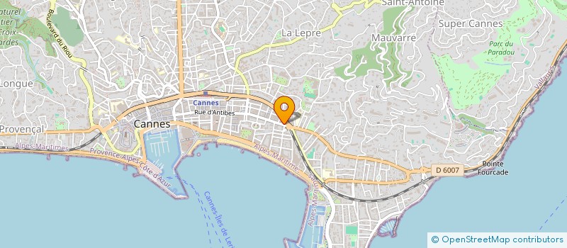 localisation de l'entreprise MADAME CAROLE BUISSON à CANNES