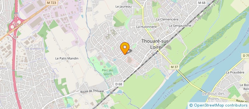 localisation de l'entreprise MADAME CAROLE BUSQUETS à THOUARE-SUR-LOIRE