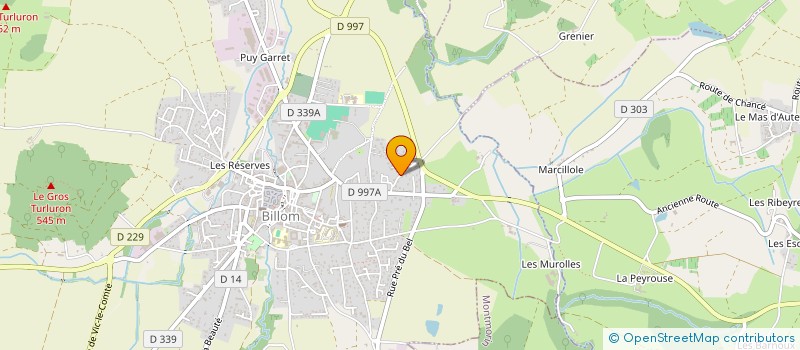 localisation de l'entreprise MADAME CAROLE BUSQUETS  BILLOM