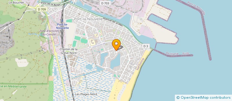 localisation de l'entreprise MADAME CAROLE CADIEU  PORT-LA-NOUVELLE