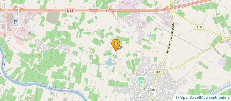 localisation de l'entreprise MADAME CAROLE CAILLET  CLAIRA