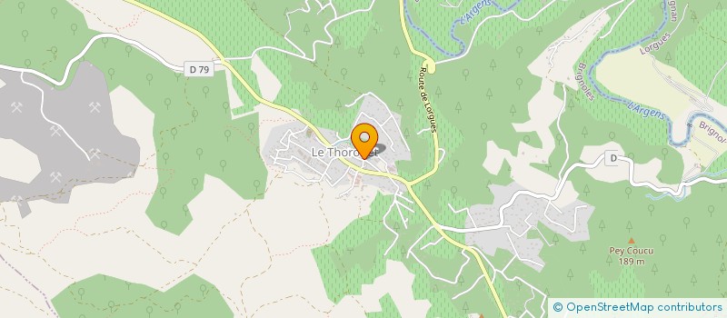 localisation de l'entreprise MADAME CAROLE CANET  LE LUC