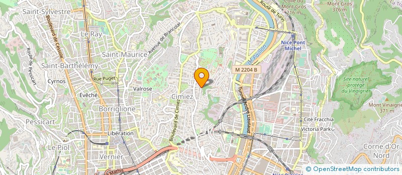 localisation de l'entreprise MADAME CAROLE CANTAYRE  NICE