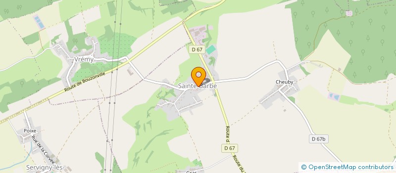 localisation de l'entreprise MADAME CAROLE CAPPELLO  SAINTE-BARBE