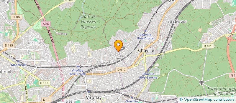 localisation de l'entreprise MADAME CAROLE CARLIN à CHAVILLE