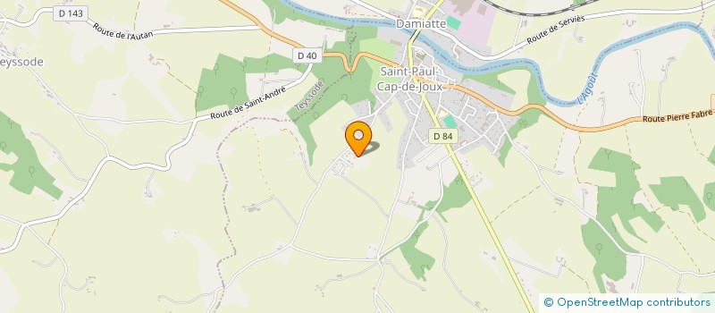 localisation de l'entreprise MADAME CAROLE CARNEMOLLA  SAINT-PAUL-CAP-DE-JOUX