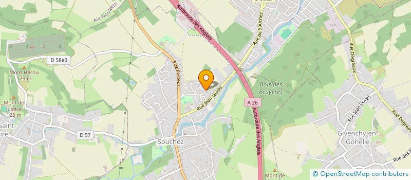 localisation de l'entreprise MADAME CAROLE CASIER  SOUCHEZ