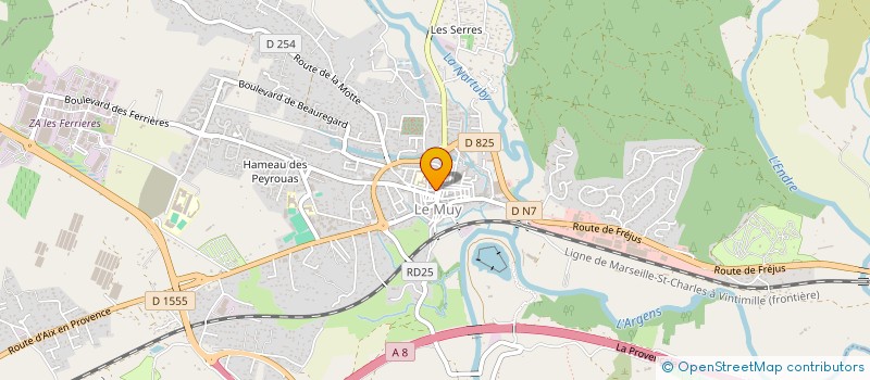 localisation de l'entreprise MADAME CAROLE CESARI  LE MUY