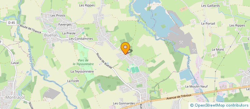 localisation de l'entreprise MADAME CAROLE CHABALIER  BUELLAS