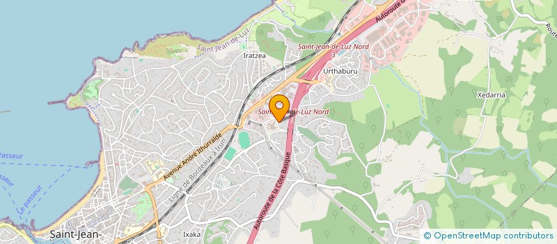 localisation de l'entreprise MADAME CAROLE CHABANNE  SAINT-JEAN-DE-LUZ