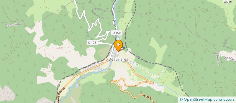 localisation de l'entreprise MADAME CAROLE CHAFFAL  BEAURIERES