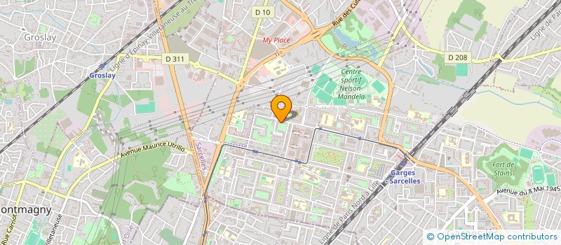 localisation de l'entreprise MADAME CAROLE CHARBIT à SARCELLES