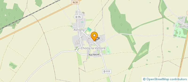 localisation de l'entreprise MADAME CAROLE CHARLER  CHOISY-LA-VICTOIRE