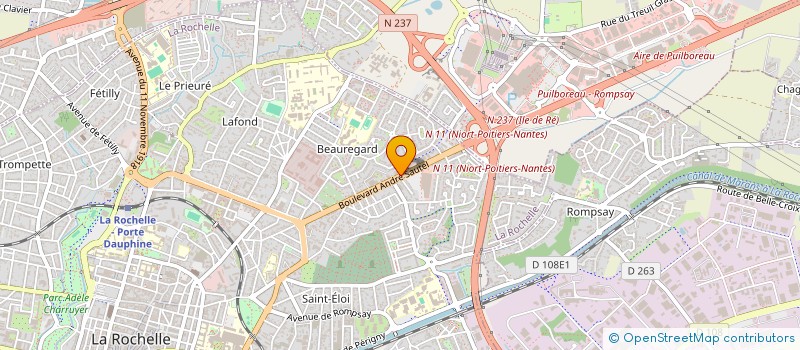 localisation de l'entreprise MADAME CAROLE CHAUMONT  LA ROCHELLE