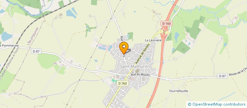 localisation de l'entreprise MADAME CAROLE CHEVALIER  SAINT-MATHURIN