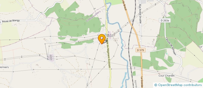 localisation de l'entreprise MADAME CAROLE CILLIER  COQUAINVILLIERS