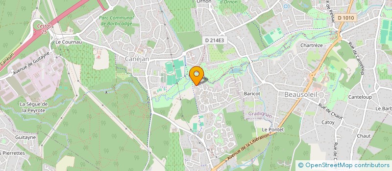 localisation de l'entreprise MADAME CAROLE CIVET  CANEJAN