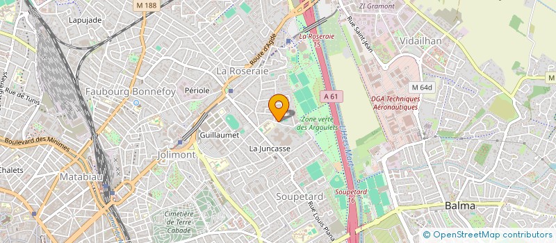 localisation de l'entreprise MADAME CAROLE CLAPES à TOULOUSE