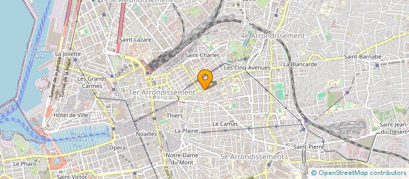 localisation de l'entreprise MADAME CAROLE CLERC à MARSEILLE