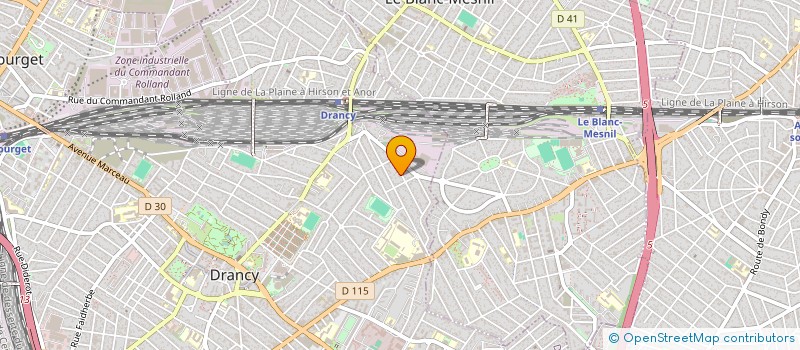 localisation de l'entreprise MADAME CAROLE CLOVEL  DRANCY