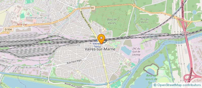 localisation de l'entreprise MADAME CAROLE COCHET à VAIRES-SUR-MARNE