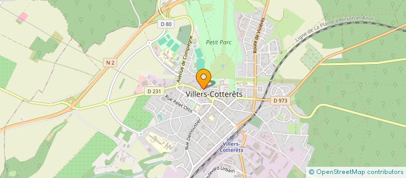 localisation de l'entreprise MADAME CAROLE CODDEN à VILLERS-COTTERETS