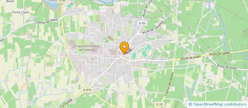 localisation de l'entreprise MADAME CAROLE COLLOMP  CAMARET-SUR-AIGUES