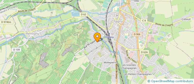 localisation de l'entreprise MADAME CAROLE COLOMBET  CHAGNY