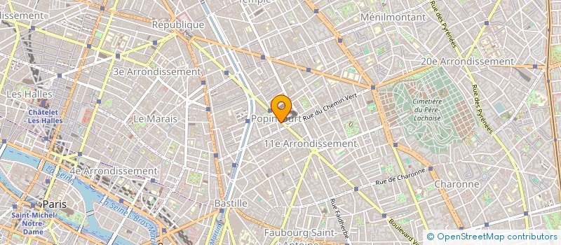 localisation de l'entreprise MADAME CAROLE COMMENCAIS  PARIS