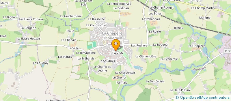 localisation de l'entreprise MADAME CAROLE CONIBERT  LA CHAPELLE-THOUARAULT