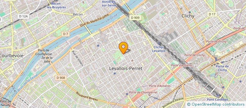 localisation de l'entreprise MADAME CAROLE COPELLO à LEVALLOIS PERRET