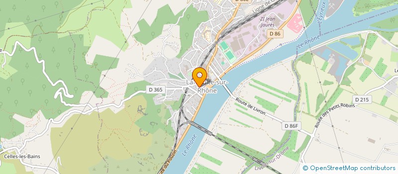 localisation de l'entreprise MADAME CAROLE CORSINI à LA VOULTE-SUR-RHONE