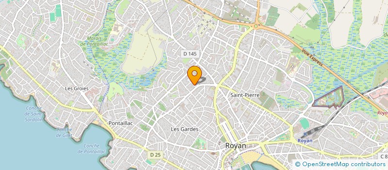 localisation de l'entreprise MADAME CAROLE COTTENNEC  ROYAN