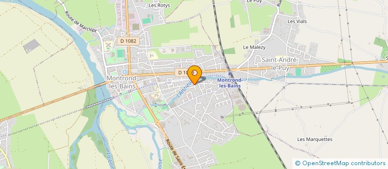 localisation de l'entreprise MADAME CAROLE COUNOTTE  MONTROND-LES-BAINS