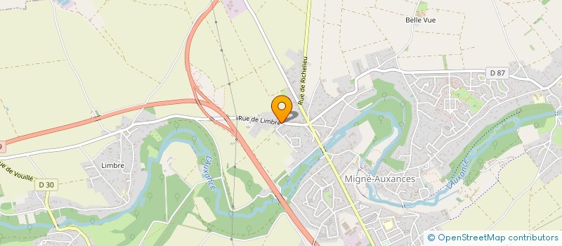 localisation de l'entreprise MADAME CAROLE COURANT  MIGNE-AUXANCES