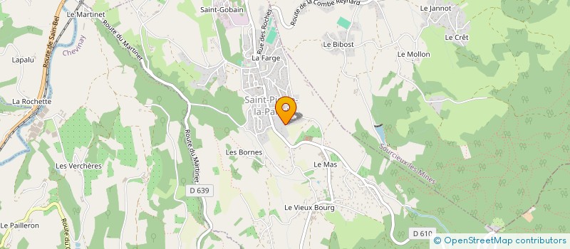 localisation de l'entreprise MADAME CAROLE COUROUBLE  SAINT-PIERRE-LA-PALUD