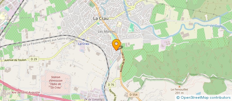 localisation de l'entreprise MADAME CAROLE COURTOIS  LA CRAU