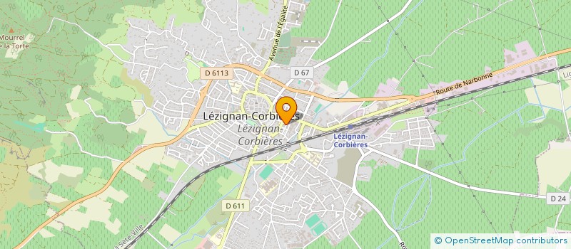 localisation de l'entreprise MADAME CAROLE COUSTAL  LEZIGNAN-CORBIERES