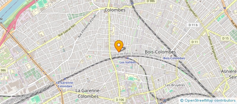 localisation de l'entreprise MADAME CAROLE COUTANT à COLOMBES