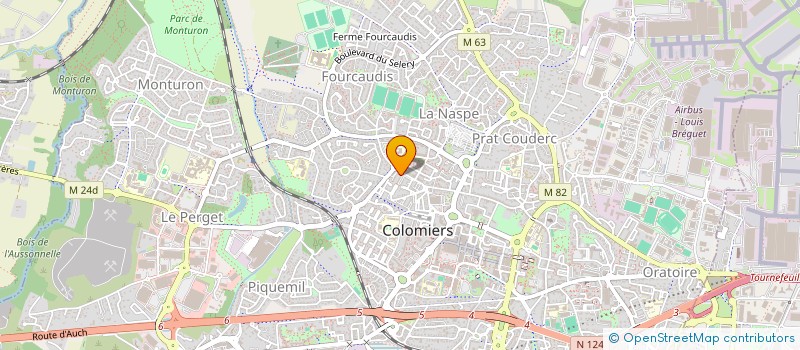 localisation de l'entreprise MADAME CAROLE CREPIAT à COLOMIERS