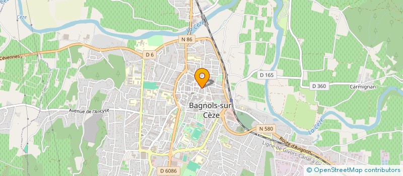 localisation de l'entreprise MADAME CAROLE CZERNIECKI  BAGNOLS-SUR-CEZE