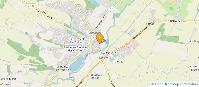 localisation de l'entreprise MADAME CAROLE DAIGNAN  SAMATAN