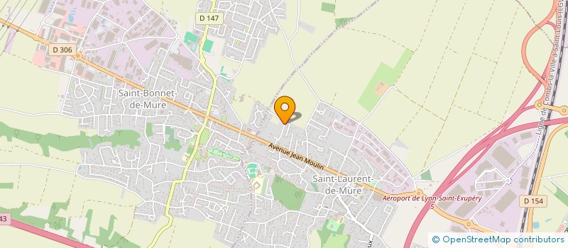 localisation de l'entreprise MADAME CAROLE DALIGAND  SAINT-LAURENT-DE-MURE