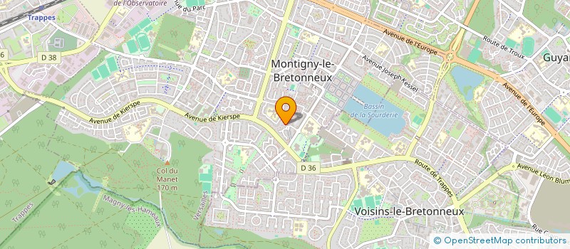 localisation de l'entreprise MADAME CAROLE DALIGAULT  MONTIGNY-LE-BRETONNEUX
