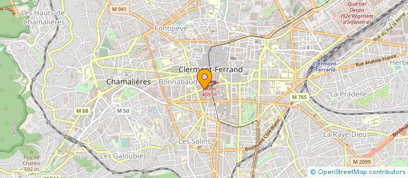 localisation de l'entreprise MADAME CAROLE DAMEY à CLERMONT-FERRAND
