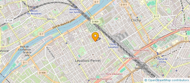 localisation de l'entreprise MADAME CAROLE DE LANGLAIS  LEVALLOIS-PERRET